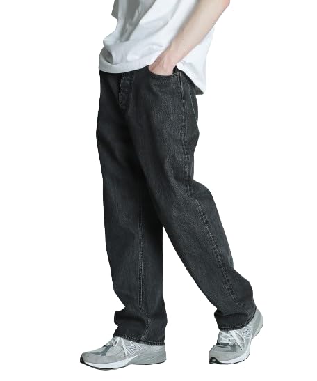 ○★新品未使用　Schott（ショット）　2タックデニム　32　ブラック schott（ショット）の「Schott/ショット/NEP BLACK DENIM 2 TUCK